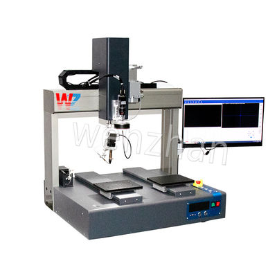 Machine à souder à double tête 5 axes Bureau Station de fer robotique soudeuse PCB avec vision