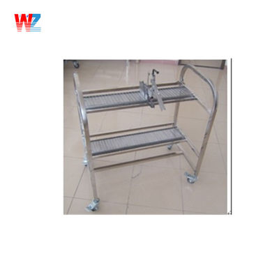 1x0,9x0,8m chariots d'alimentation SMT FUJI XP Chariot d'alimentation Couleur argentée Pour le stockage